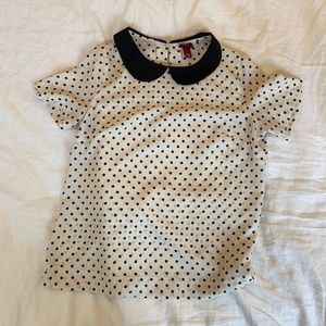 Polka dot blouse